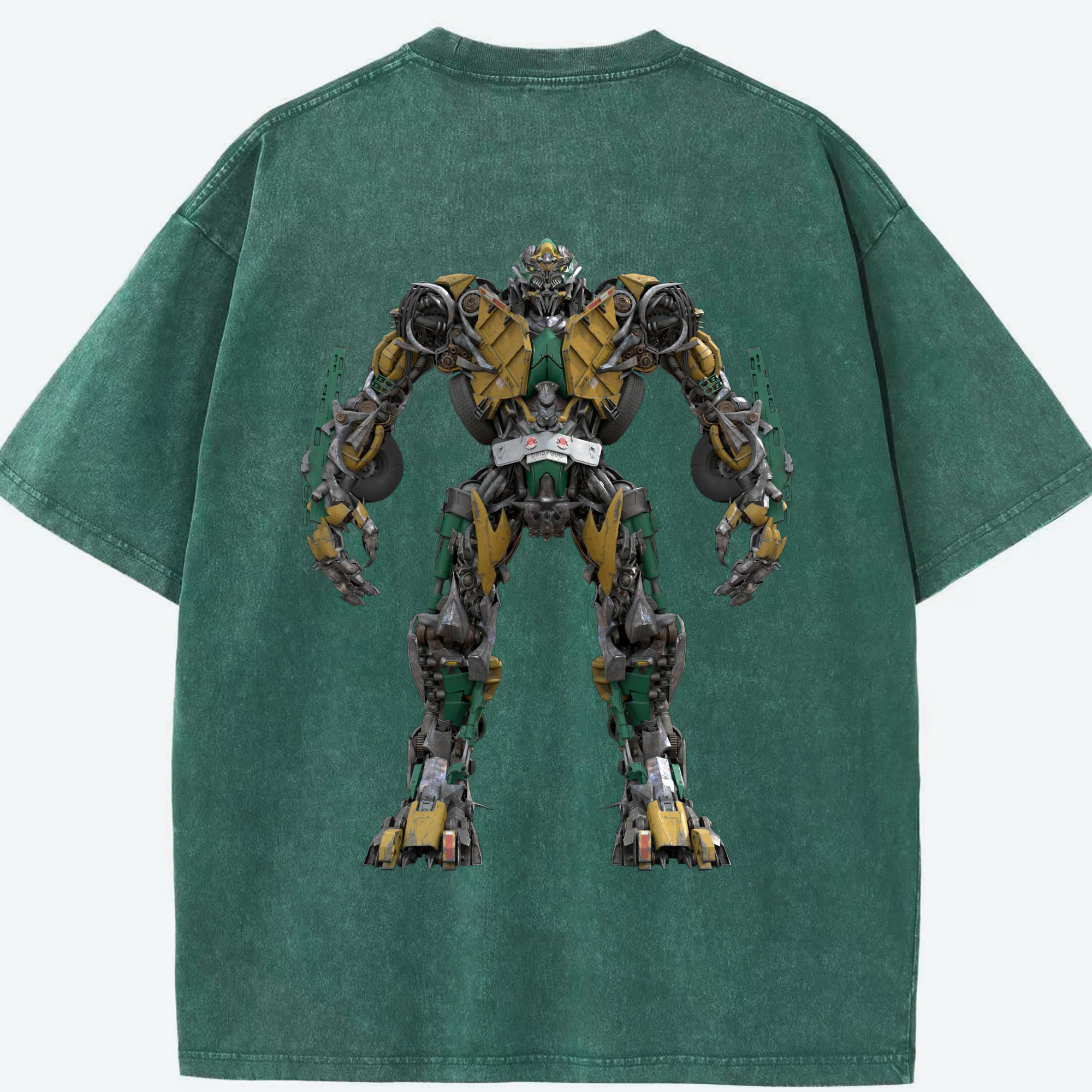 （画像用）  綿100% ヴィンテージ風 半袖Tシャツ（背面プリント）